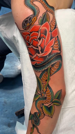 Explore tattoo ideas peacock, creative tattoo ideas in Goose Creek, available at Red Kirin Tattoo