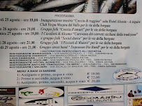 Menu du I Velieri Selinunte Ristorante Pizzeria à Marinella di Selinunte