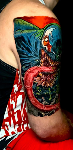 Explore japanese tattoo idea, creative tattoo ideas in Huntington, available at 218 Art Studio LLC