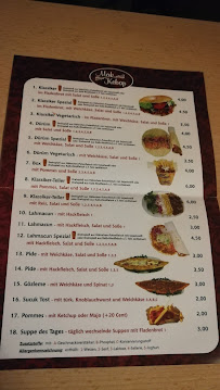 Menu du Mak Kebab à Marktredwitz