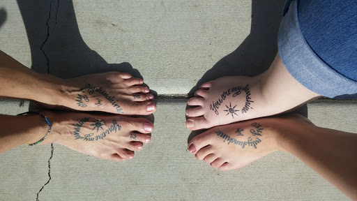 Explore feminine foot tattoo ideas, creative tattoo ideas in Hemet, available at Lotus Tattoo Inc