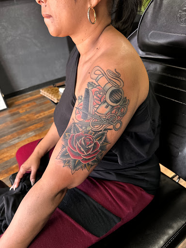 Explore hunter tattoo ideas, creative tattoo ideas in Aurora, available at Aurora Tattoo Company