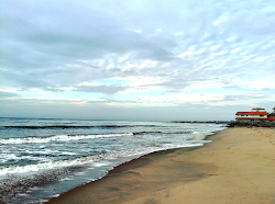 Foto af Island Bay Beach med lang lige kyst