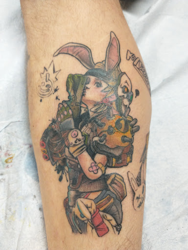 Explore witches knot tattoo ideas, creative tattoo ideas in Austin, available at The Austin Tattoo co.