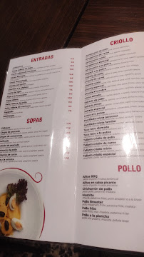 Restaurant péruvien El Warike à Rho (la carte)