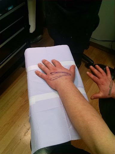 Explore ring tattoo ideas for couples, creative tattoo ideas in Portland, available at Adorn West