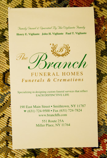 Funeral Home «Branch Funeral Home Smithtown», reviews and photos, 190 E Main St, Smithtown, NY 11787, USA