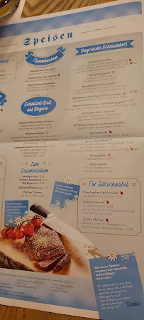 Bavaria Stadl à Willingen menu