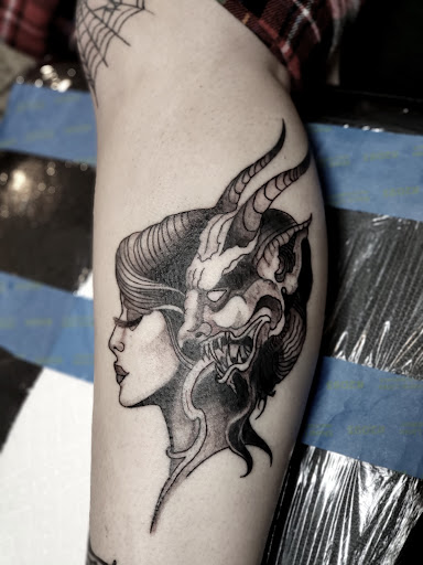 Explore great half sleeve tattoo ideas, creative tattoo ideas in Nashua, available at Mayhem Ink Tattoo