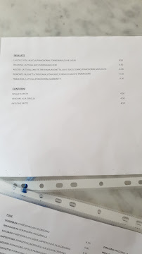 Ristorante pizzeria La Dolce Vita à Montestrutto menu