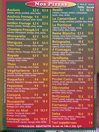 Menu / carte de Bella Pizza à Solliès-Toucas