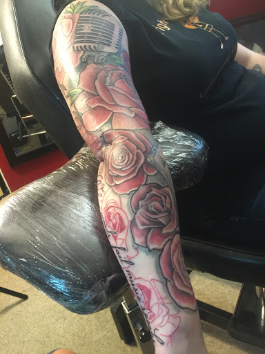 Explore lightning bolt tattoo ideas, creative tattoo ideas in Dover, available at Walls of Wonder Tattoo And Body Piercing