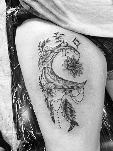 Explore name tattoo ideas for woman, creative tattoo ideas in Seymour, available at American Gypsy Tattoo Corp.