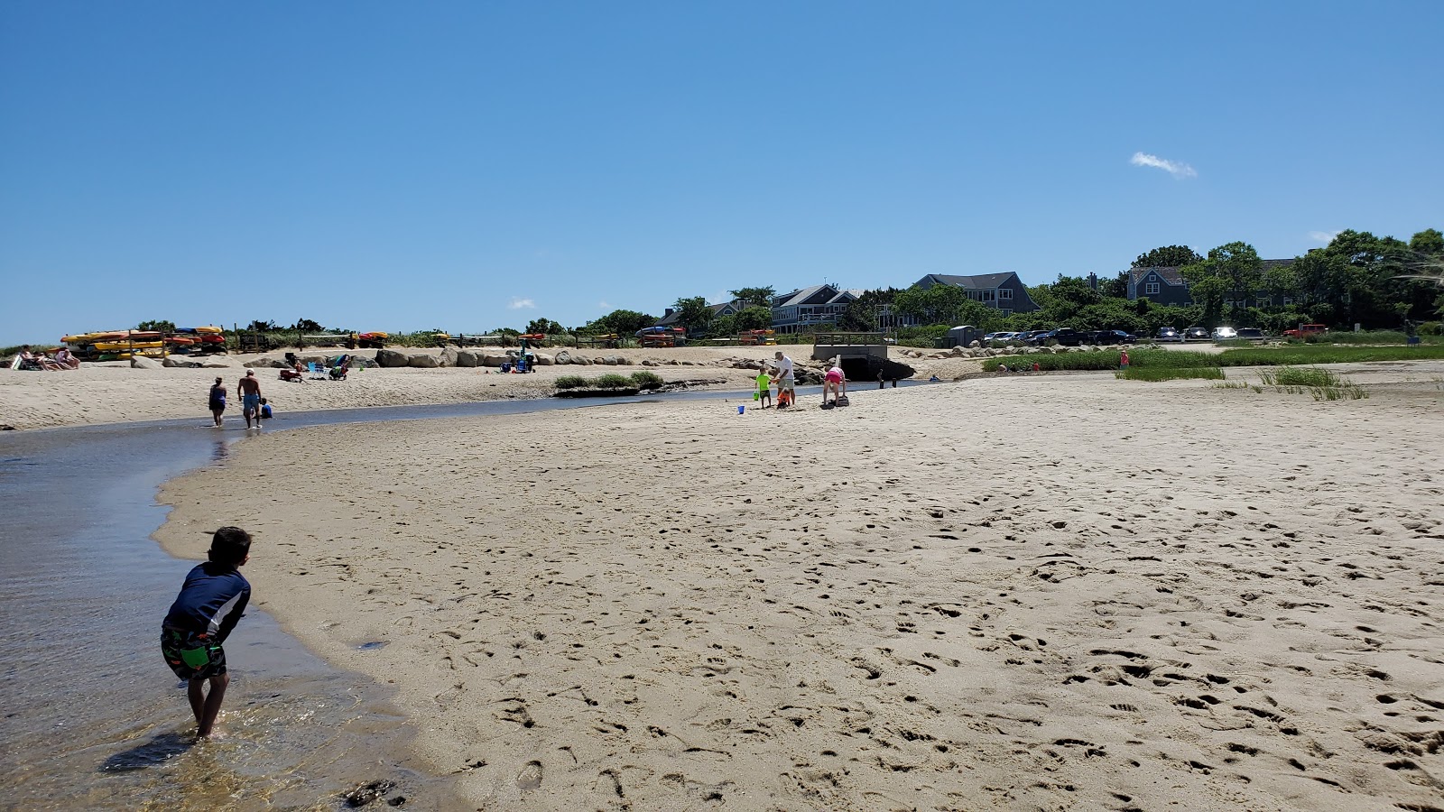 Foto von Mant's Landing beach mit geräumiger strand