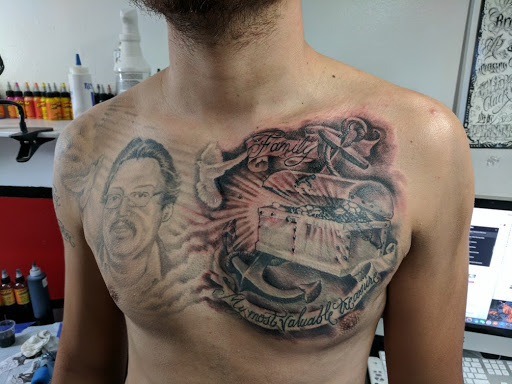 Explore tattoo ideas disney, creative tattoo ideas in Fontana, available at Iconiq Tattoo Studio