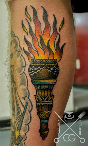 Explore family portrait tattoo ideas, creative tattoo ideas in Warrior, available at The Great Wilderness Tattoo