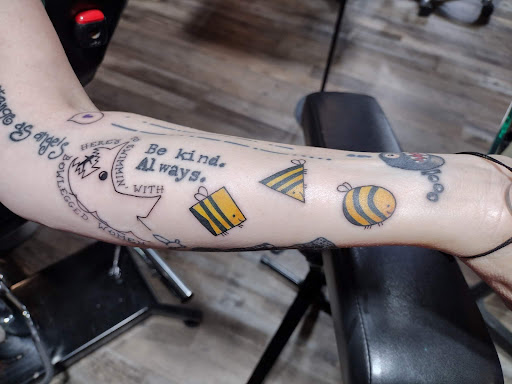 Explore fine line tattoo ideas for females, creative tattoo ideas in Oelwein, available at Purple Thistle Tattoo
