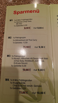 Asia Wok Seckenheim à Mannheim menu