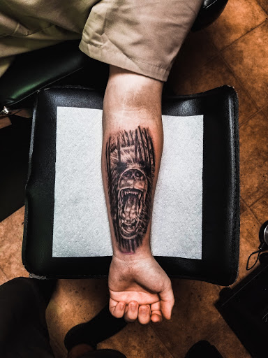 Explore heart nipple tattoo ideas, creative tattoo ideas in Conway, available at Primal Urge Tattoos