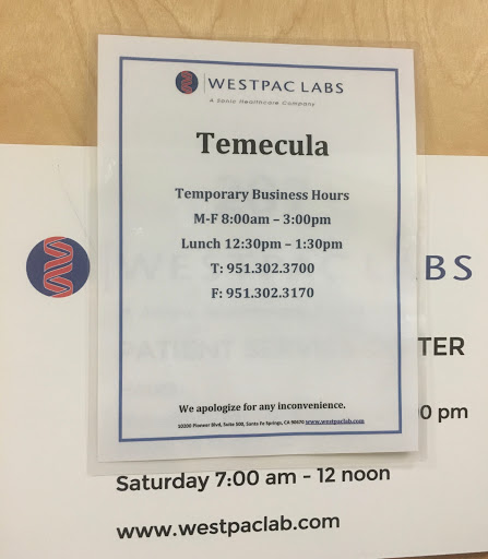 WestPac Labs Temecula