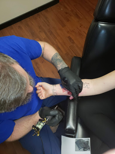 Explore halloween pumpkin tattoo ideas, creative tattoo ideas in Monticello, available at Its Just A Flesh Wound