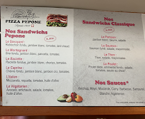 Menu / carte de Pizza Pepone Les Tilleuls à Adamki