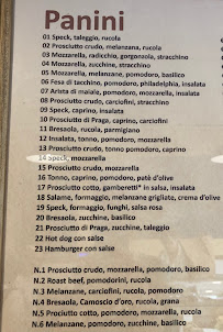 Sandwicherie Sandwich Club à Porto Ercole (le menu)