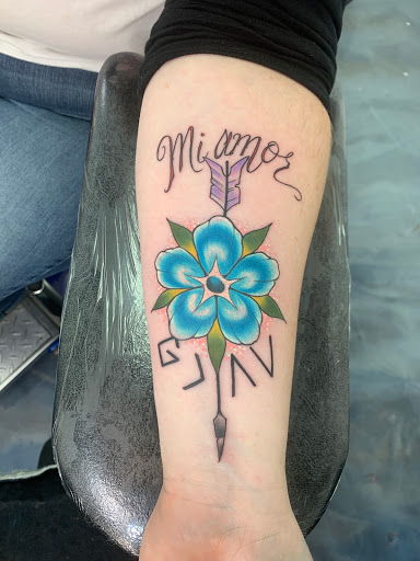 Explore grinch tattoo ideas, creative tattoo ideas in Sioux City, available at Addictive Tattoo-Piercing