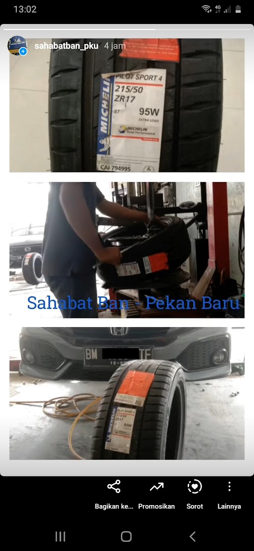 Gambar Sahabat Ban (toko Model Michelin)