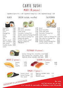 Menu / carte de Aki Sushi à Saint-Cyprien
