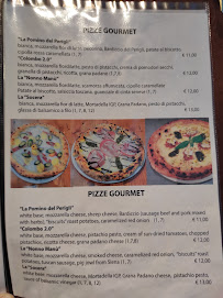 Pizzeria i Camaldoli à Florence menu