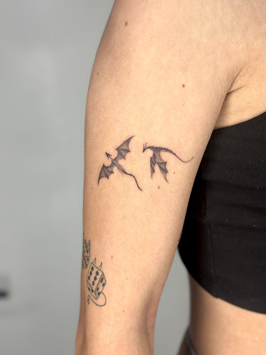 Explore adventurer tattoo ideas, creative tattoo ideas in Saint Petersburg, available at Lucky You Tattoo