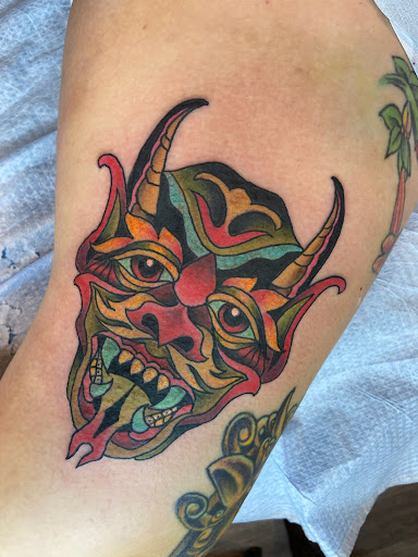 Explore butt tattoo ideas, creative tattoo ideas in Powell, available at Hummingbird Tattoo Studio