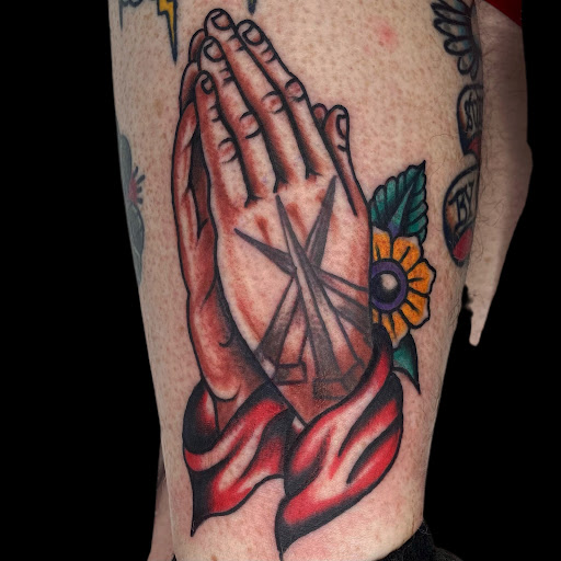 Explore tattoo ideas mother and son, creative tattoo ideas in Johnson City, available at Gold Cross Tattoo Co.