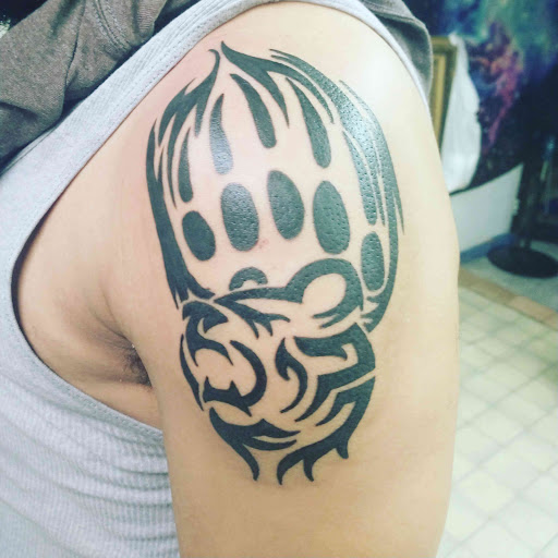 Explore dodger tattoos ideas, creative tattoo ideas in Carbondale, available at MsCandyTattoo