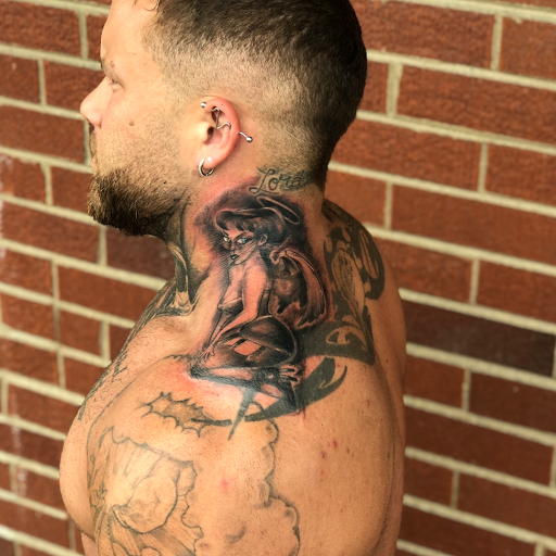 Explore shoulder cap tattoo ideas, creative tattoo ideas in Lockport, available at Archer Ink Tattoo