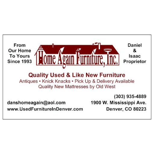 Used Furniture Store «Home Again Furniture Inc», reviews and photos, 1900 W Mississippi Ave, Denver, CO 80223, USA