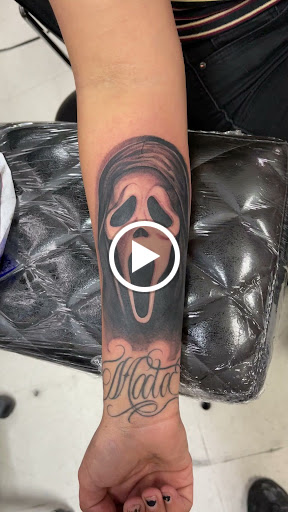 Explore hello kitty tattoo ideas, creative tattoo ideas in San Diego, available at Wylde Sydes Tattoo & Body Piercing