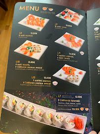 Restaurant japonais Sushi Sashi ( Okasushi ) à Paris (la carte)