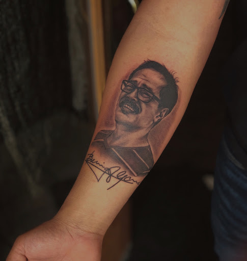 Explore nose tattoo ideas, creative tattoo ideas in Graham, available at Transcendence Art Studio & Tattoo