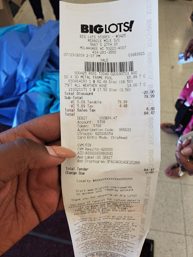 Discount Store «Big Lots», reviews and photos, 5667 S 27th St, Milwaukee, WI 53221, USA