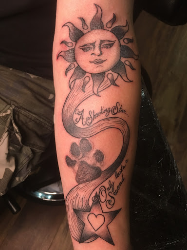 Explore blackout hand tattoo ideas, creative tattoo ideas in Keyport, available at Taboo Tattoos