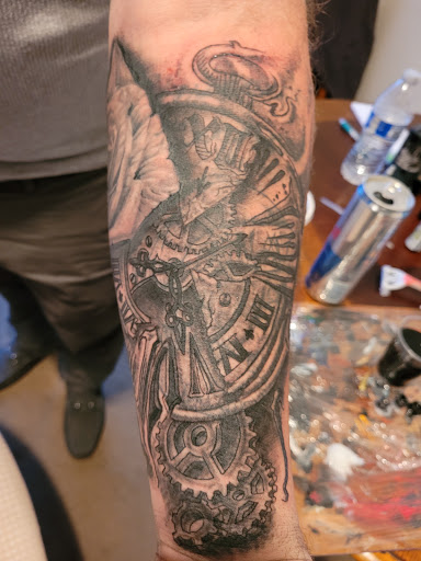 Explore matrix tattoo ideas, creative tattoo ideas in Las Vegas, available at Work of Art Tattoo and Piercing