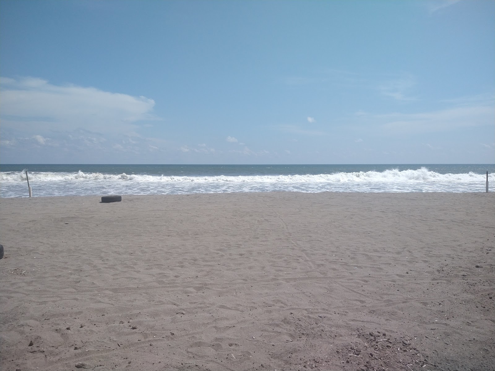 Photo de Gancho Suchiate beach - bon endroit convivial pour les animaux de compagnie pour les vacances
