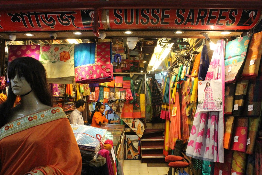 Suisse Sarees - Best Traditional Saree Shop in New Market Kolkata