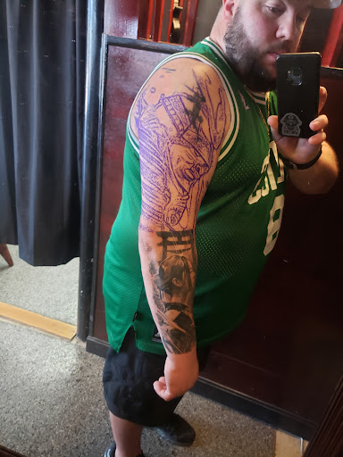 Explore tattoo 3/4 sleeve ideas, creative tattoo ideas in Dorchester, available at J7 Tattoo