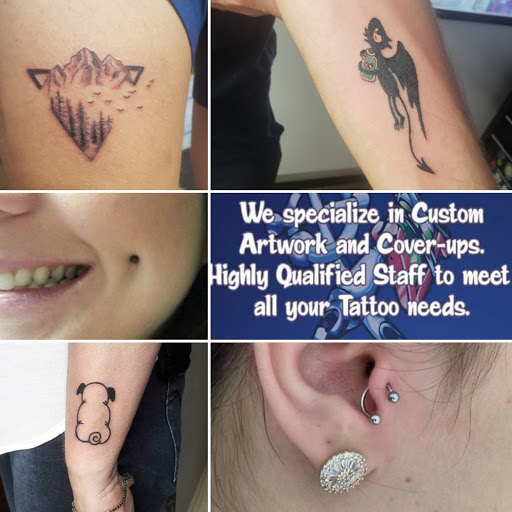 Explore male calf tattoo ideas, creative tattoo ideas in Elko, available at Custom Tattoos and Body Piercing Studio