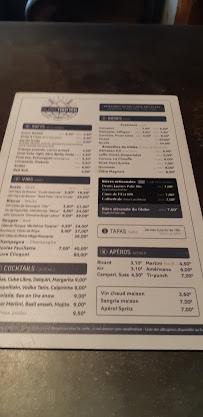Restaurant Globe-Trotter à Morzine - menu / carte