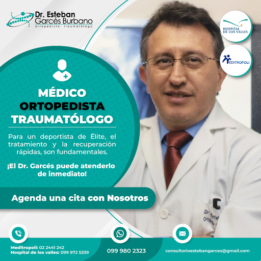 Dr. Esteban Garcés B. - Traumatólogo Quito - Artroscopía en Quito
