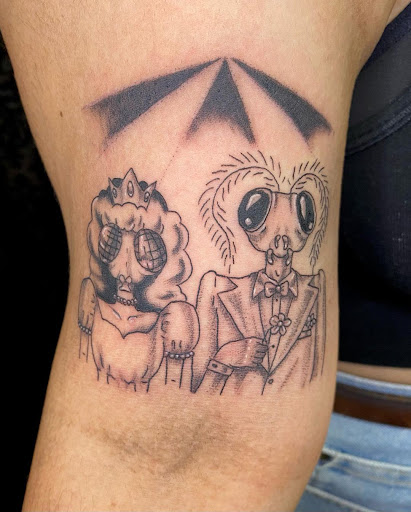 Explore dna tattoo ideas, creative tattoo ideas in Las Vegas, available at Black Sacrament Tattoo